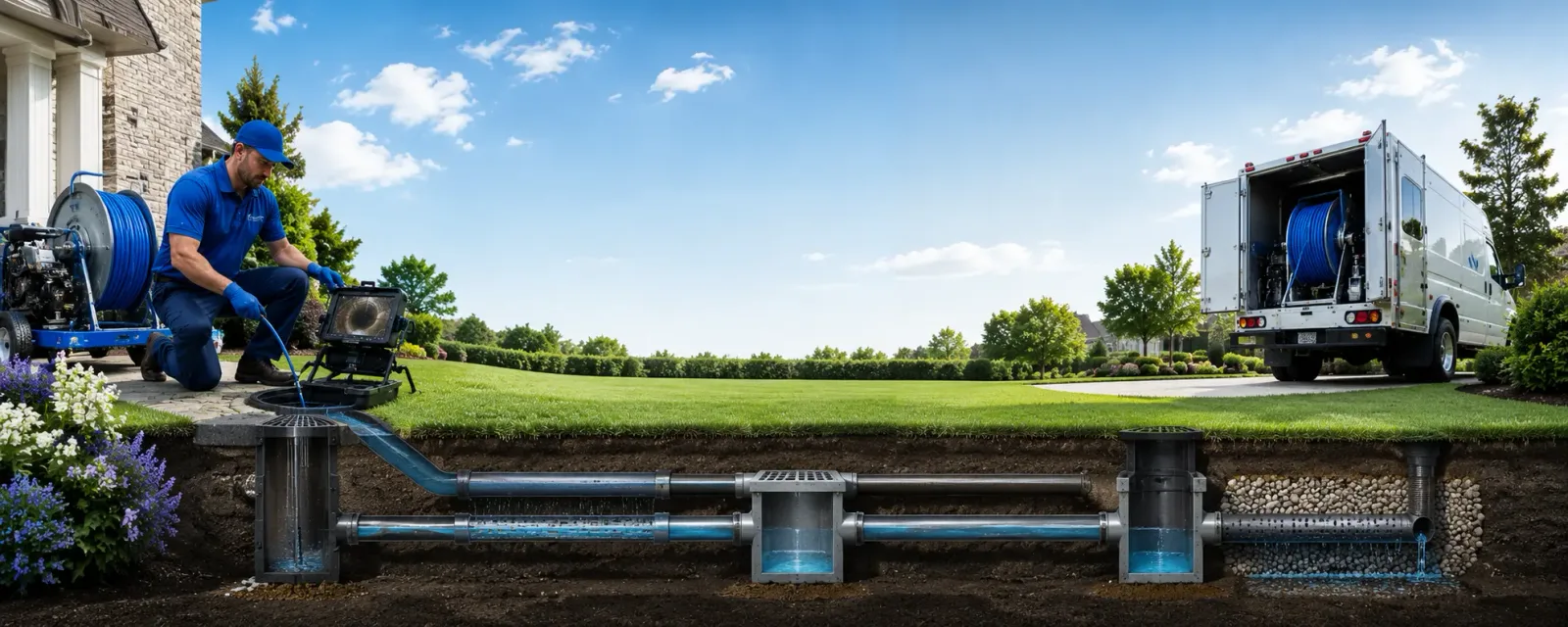 Outdoor drain cleaning information for Wrightwood, CA